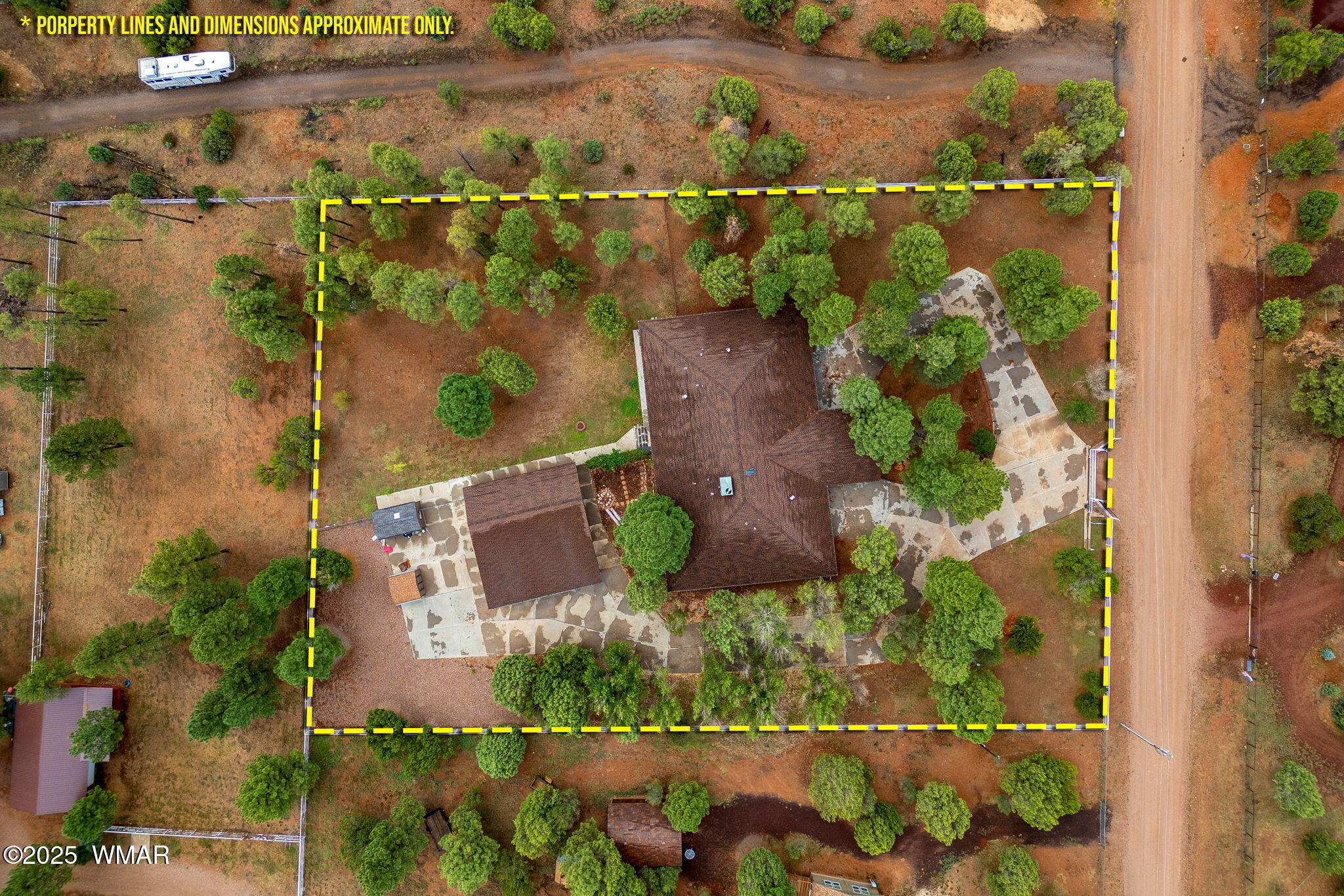 1955 Ricochet Ranch Road Show Low, AZ 85901 - Photo 43 of 43 an aerial view of a house with a lake view