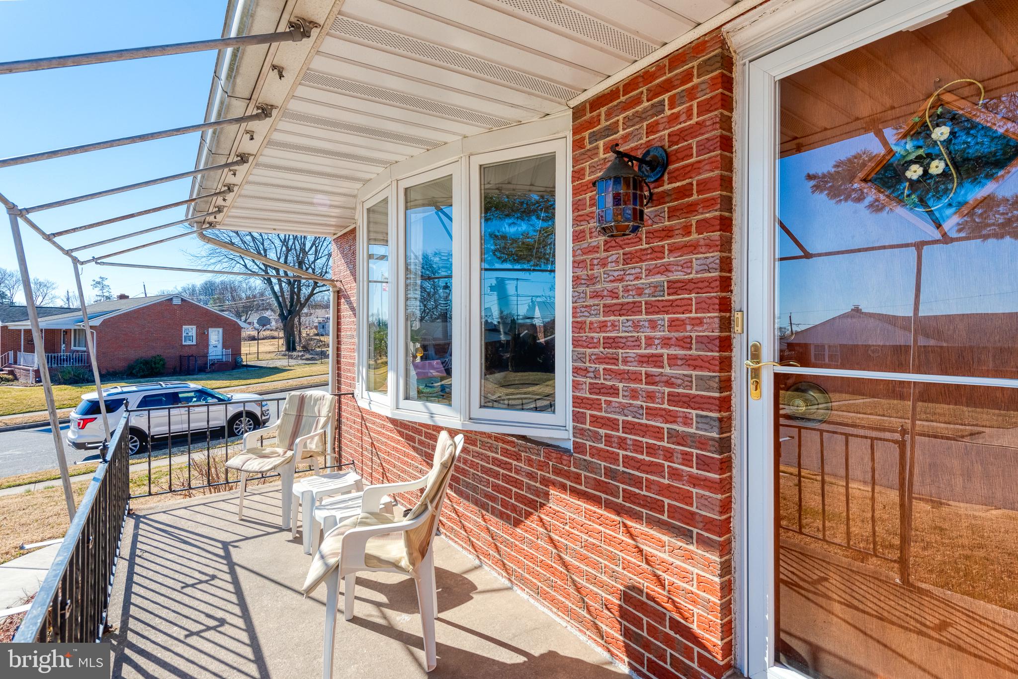 8818 Ashford Road Baltimore, MD 21234 - Photo 3 of 40 Sunny front porch (awning inc)