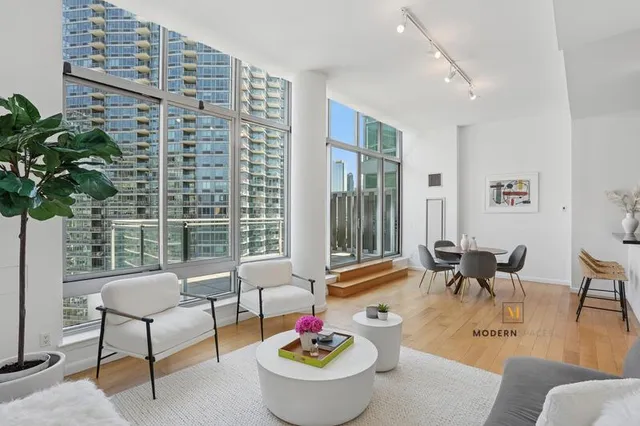 a picture of a park with a bench