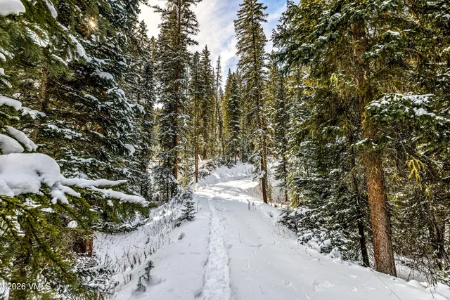 a view of a green yard