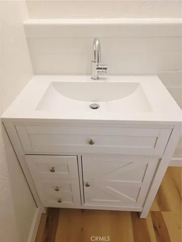 a view of wooden floor and staircase