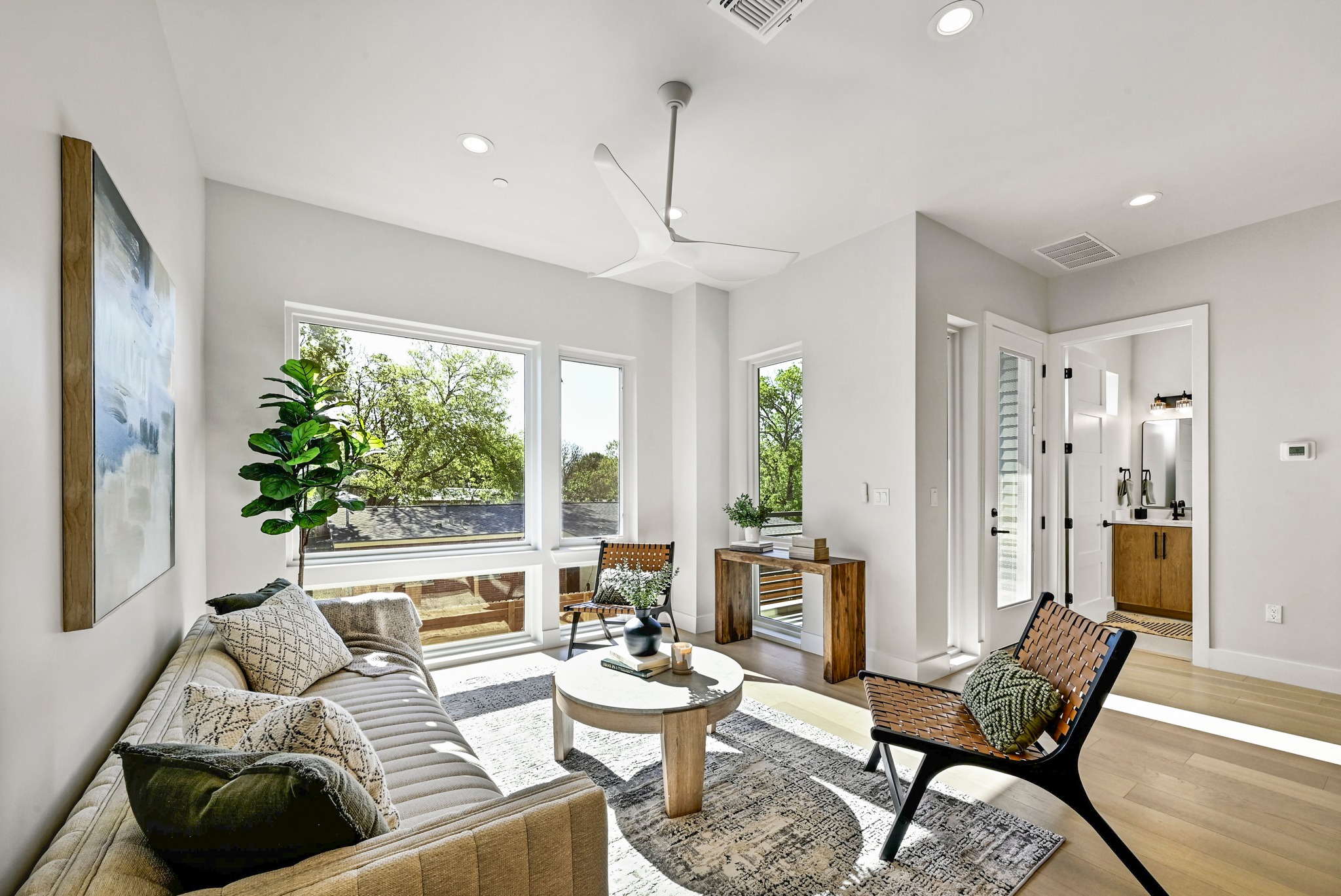 100 West Odell Street, Unit 2 Austin, TX 78752 - Photo 11 of 36 2nd Floor Open Living area with plenty of space for seating.