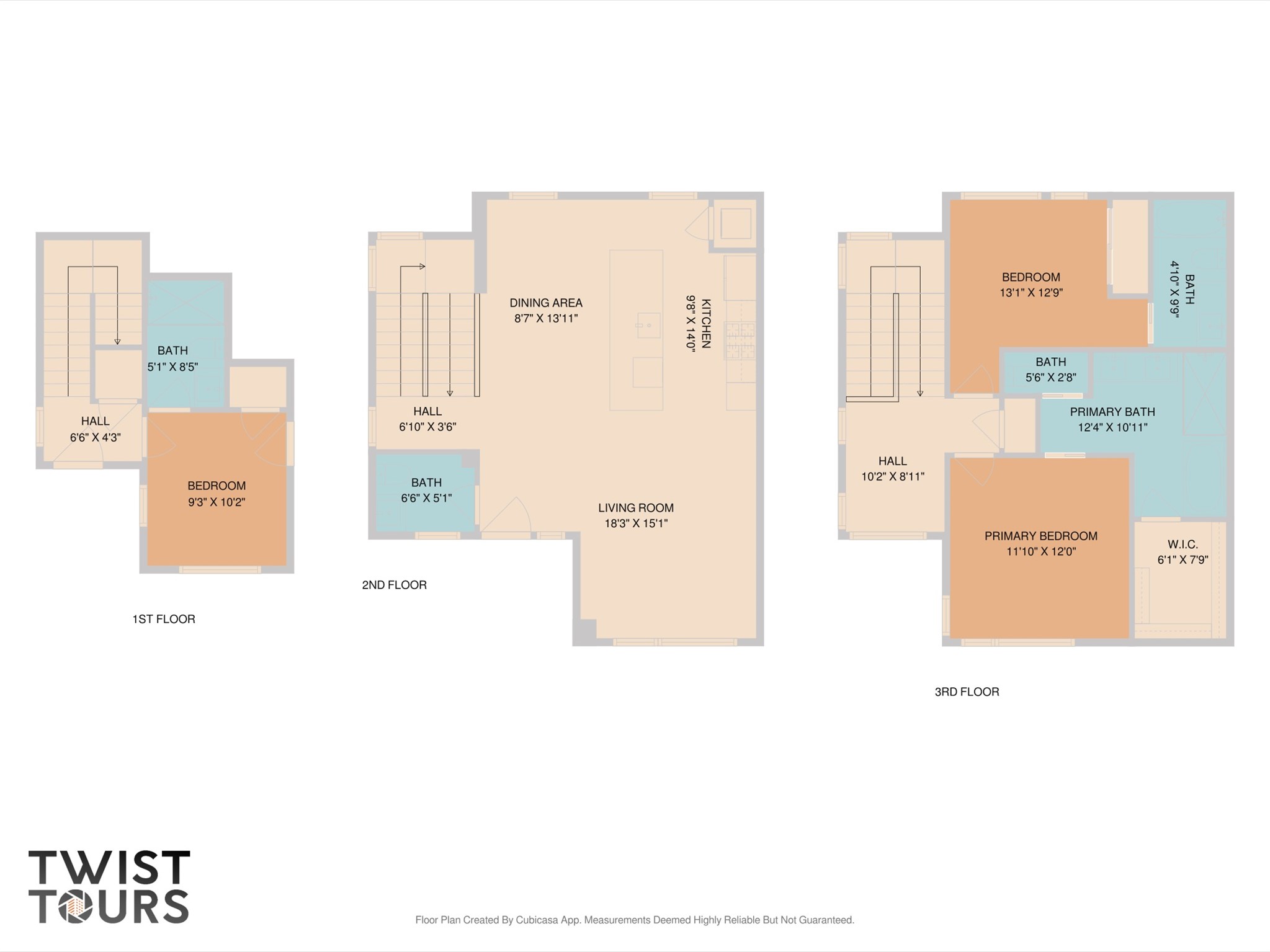 100 West Odell Street, Unit 2 Austin, TX 78752 - Photo 35 of 36 View of multi-floor layout