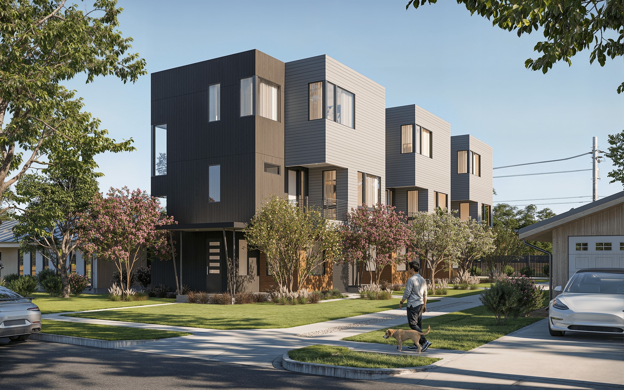 100 West Odell Street, Unit 2 Austin, TX 78752 - Photo 36 of 36 RENDERING of 100 W Odell - Designed by local Architect Trey Hailey