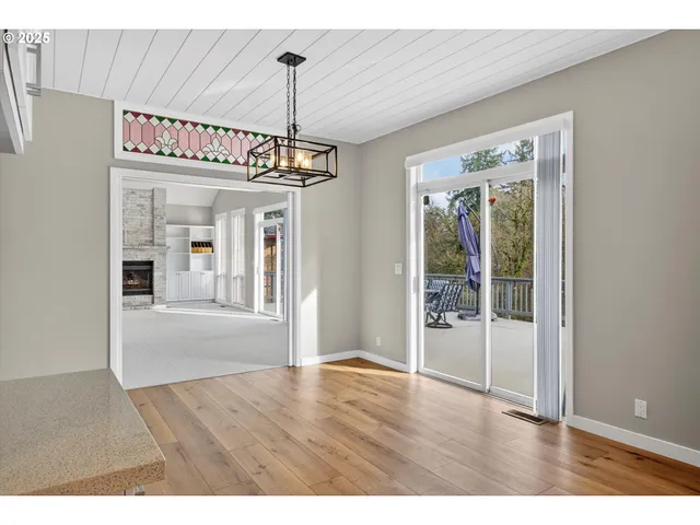 a view interior of a house and wooden floor