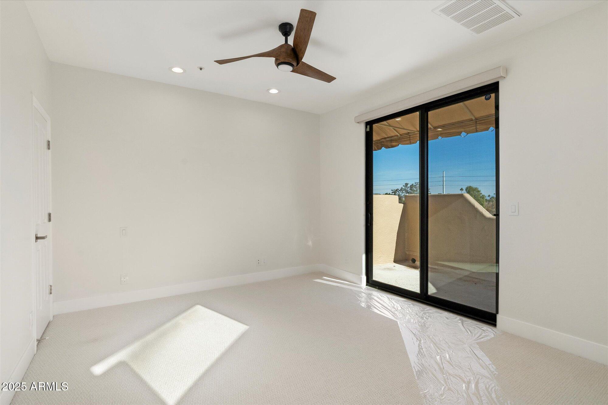 7955 East Chaparral Road, Unit 17 Scottsdale, AZ 85250 - Photo 39 of 57 Bedroom 4 with Balcony Access