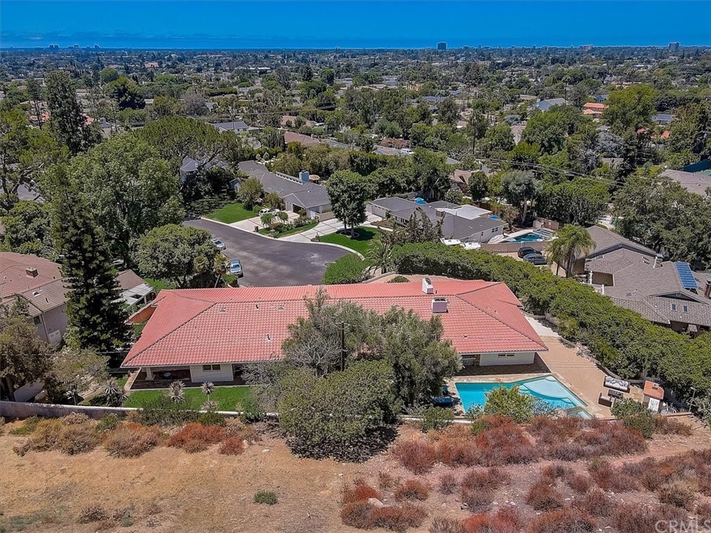 12392 Ranchview Drive Santa Ana, CA 92705 - Photo 72 of 72 an aerial view of a house with a garden