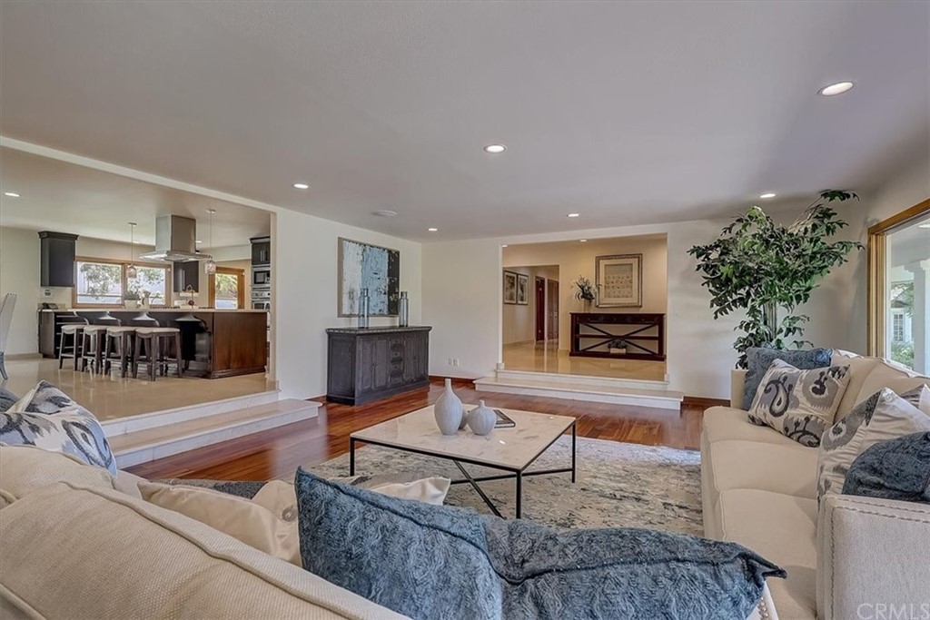 12392 Ranchview Drive Santa Ana, CA 92705 - Photo 8 of 72 a living room with furniture and wooden floor