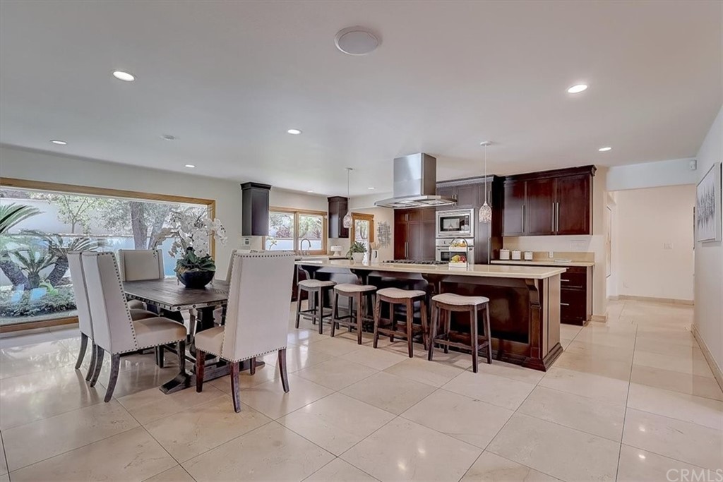 12392 Ranchview Drive Santa Ana, CA 92705 - Photo 9 of 72 a view of a kitchen and dining room
