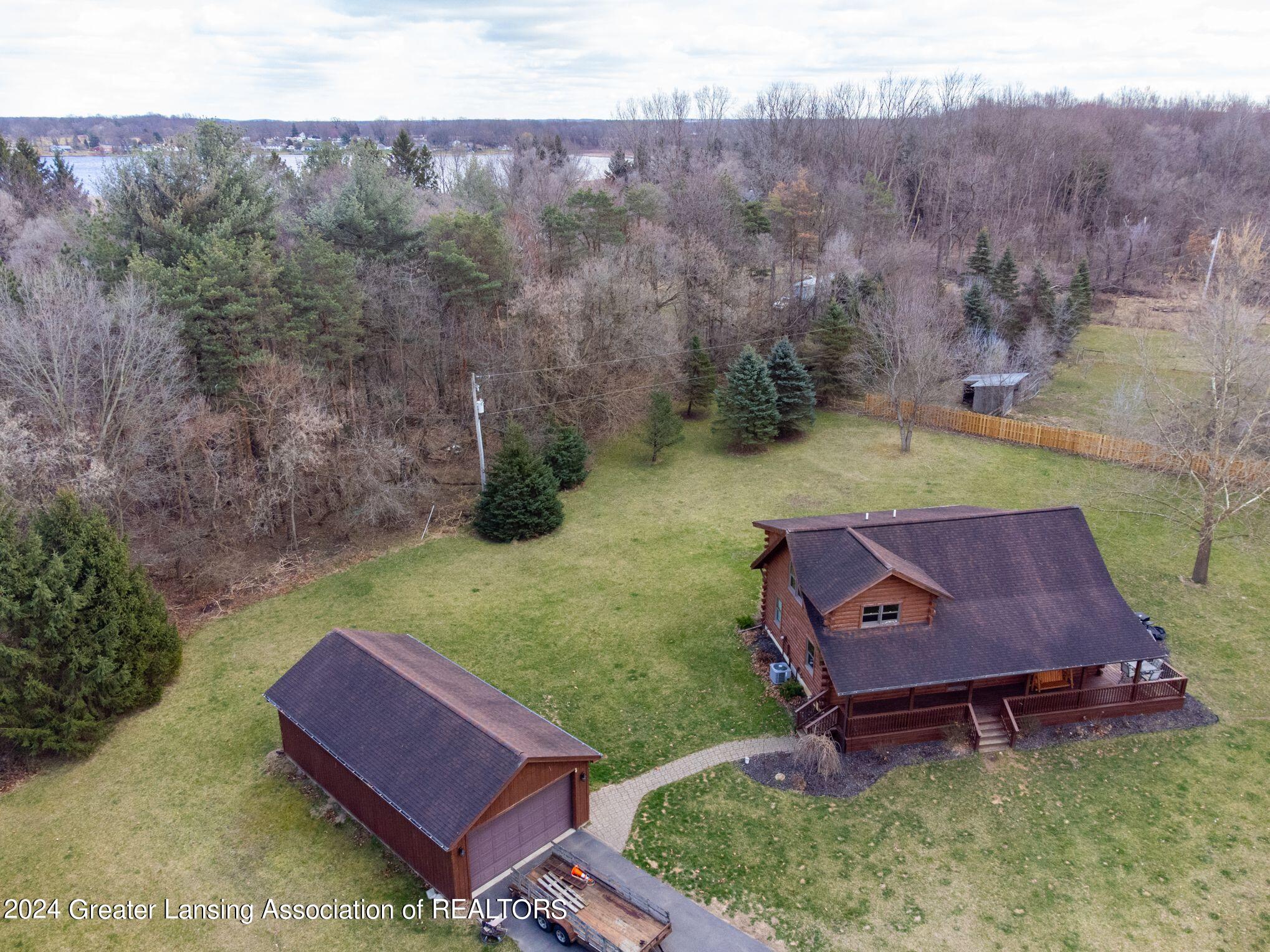 4923 Styles Road Pleasant Lake, MI 49272 - Photo 35 of 39 Aerial