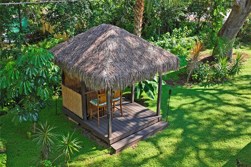 1282 Palm Street Clearwater, FL 33755 - Photo 35 of 55 a view of a backyard with plants