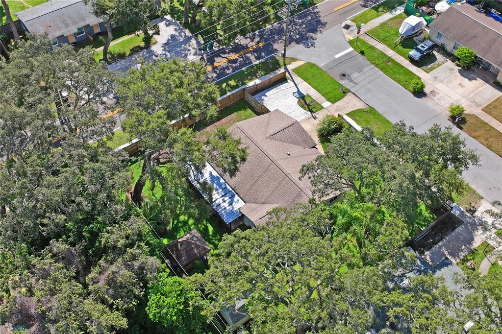 1282 Palm Street Clearwater, FL 33755 - Photo 51 of 55 an aerial view of house with yard