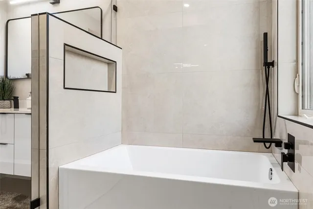 a close view of closet