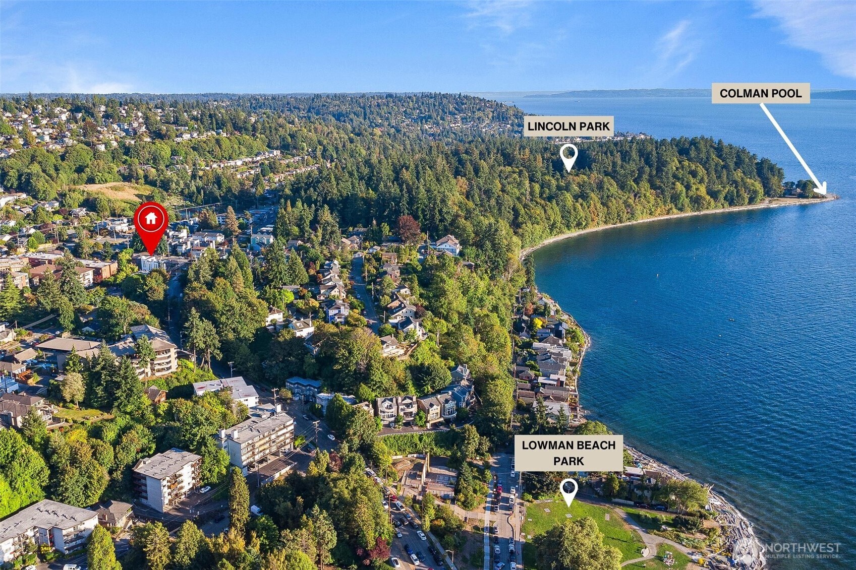 7146 47th Avenue Southwest Seattle, WA 98136 - Photo 33 of 34 a view of a city