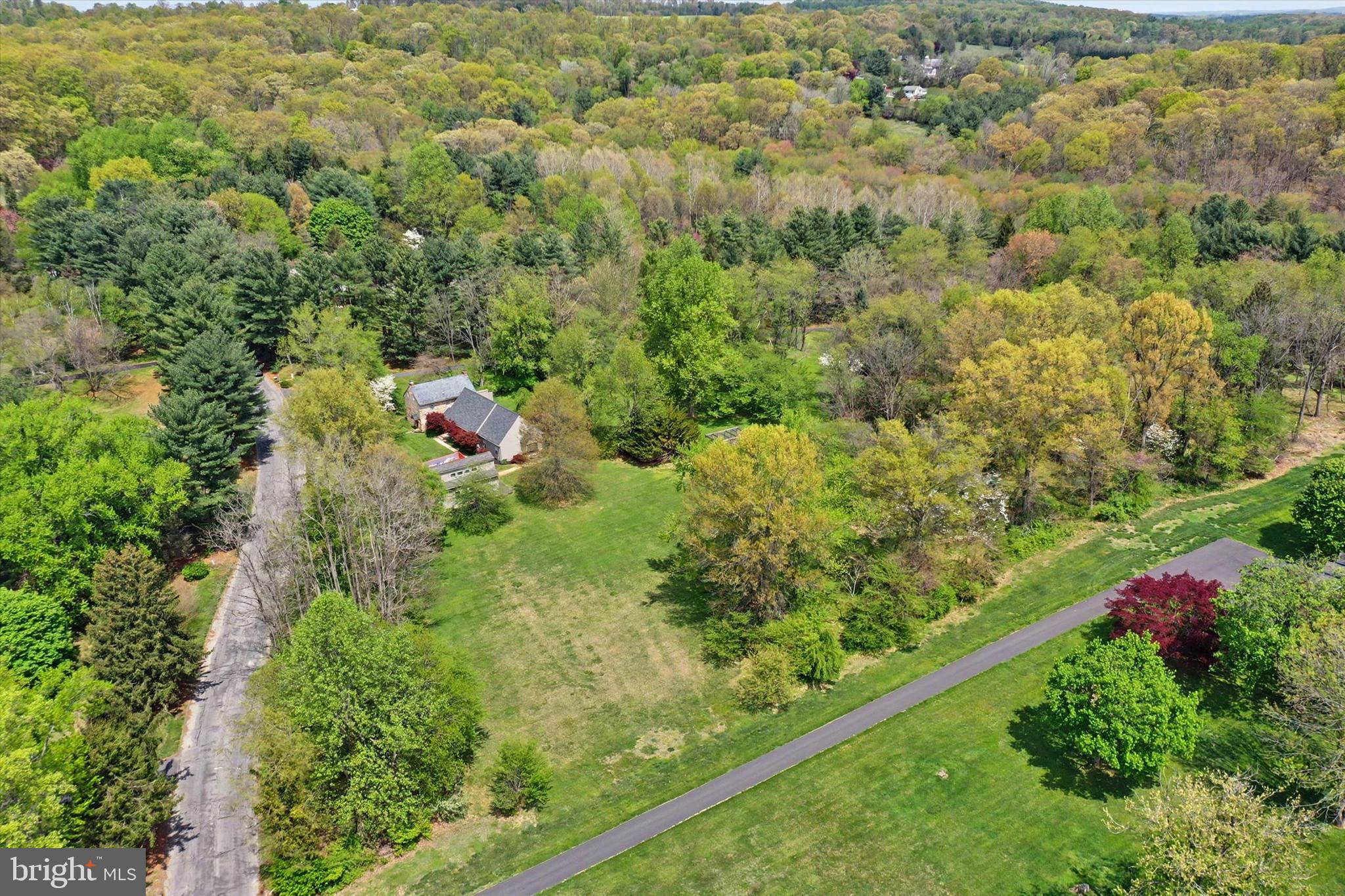 4037 Grande View Drive Pylesville, MD 21132 - Photo 65 of 74 an aerial view of residential houses with outdoor space and trees