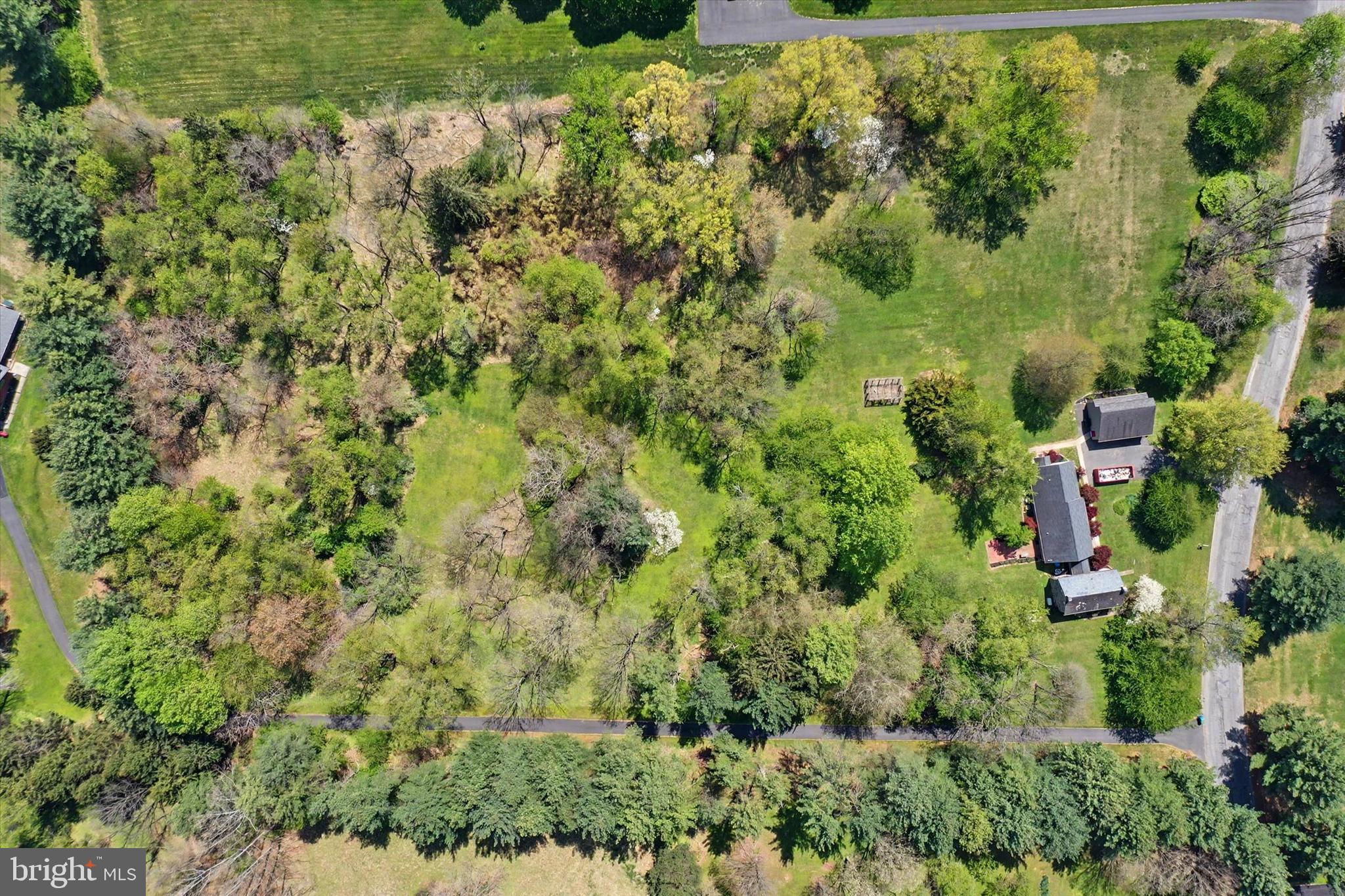 4037 Grande View Drive Pylesville, MD 21132 - Photo 70 of 74 an aerial view of residential house with outdoor space and trees all around
