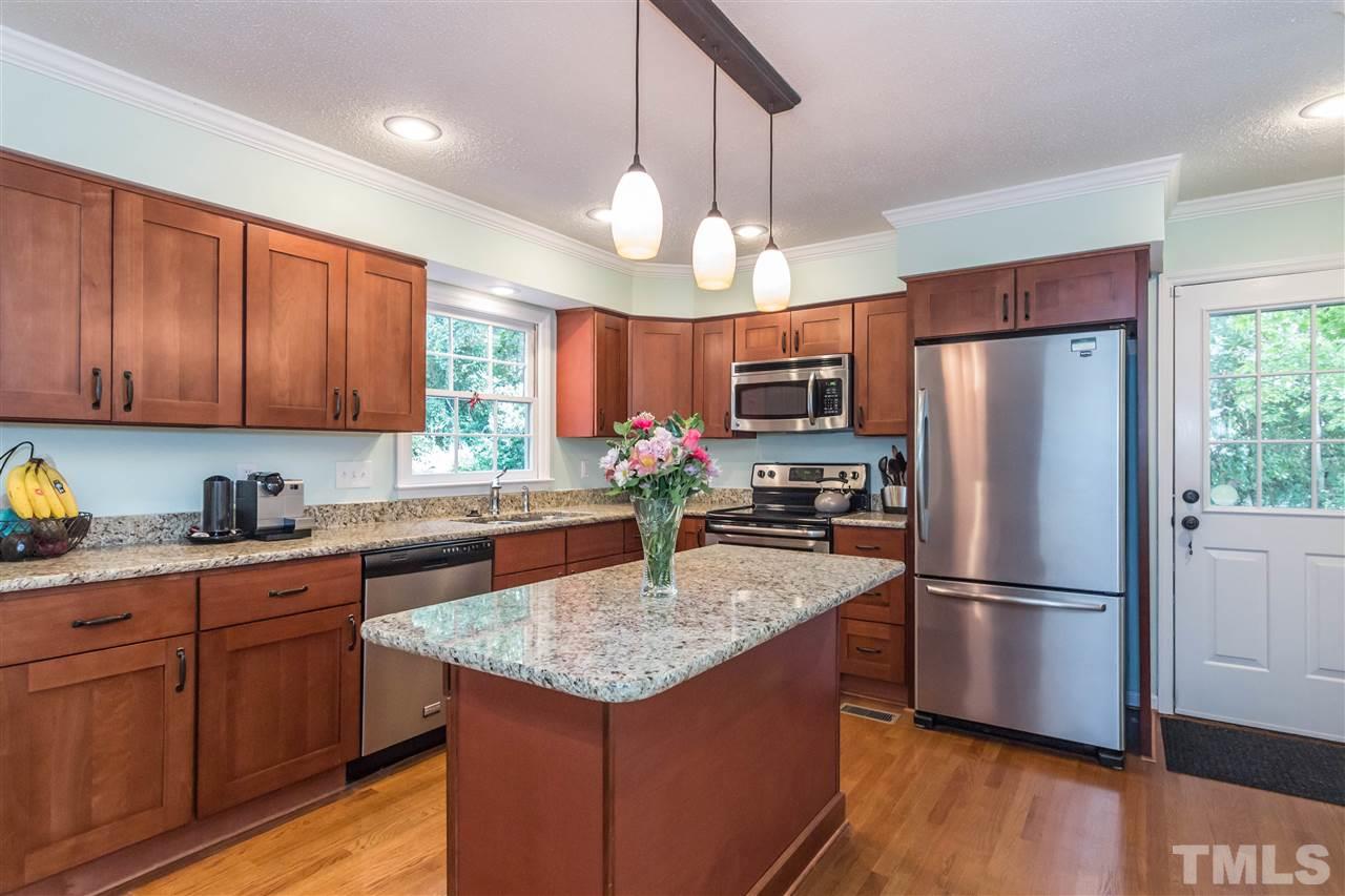 4546 Malvern Road Durham, NC 27707 - Photo 9 of 20 This kitchen even offers everyone's favorite stainless steal appliances and a side door to the outside, which makes the late night trash run a breeze.