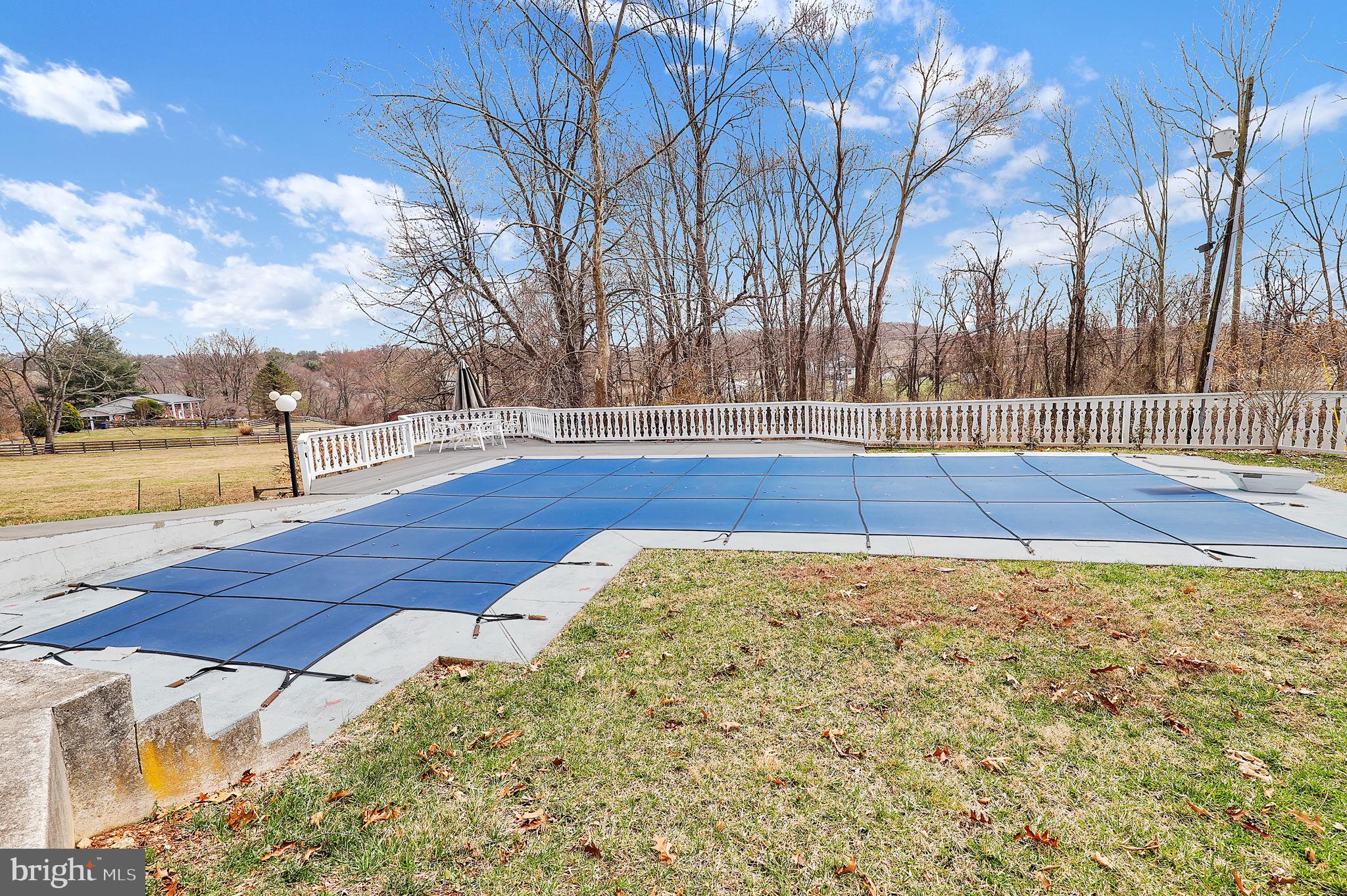 14336 Shirley Bohn Road Mount Airy, MD 21771 - Photo 40 of 56 a view of yard with swimming pool and trees