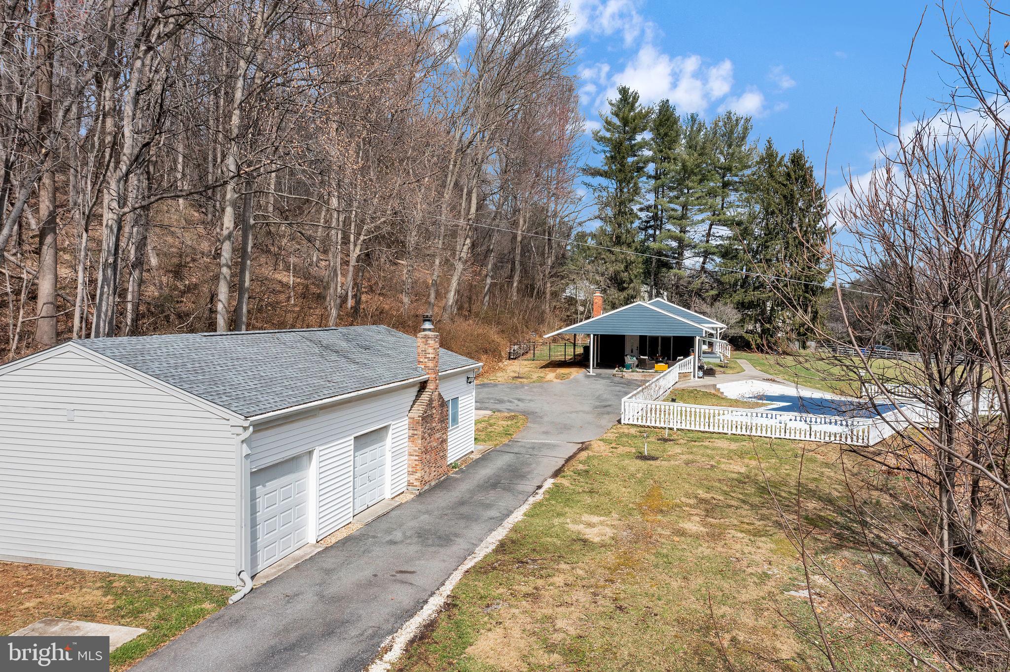 14336 Shirley Bohn Road Mount Airy, MD 21771 - Photo 52 of 56 a view of a backyard with a tub