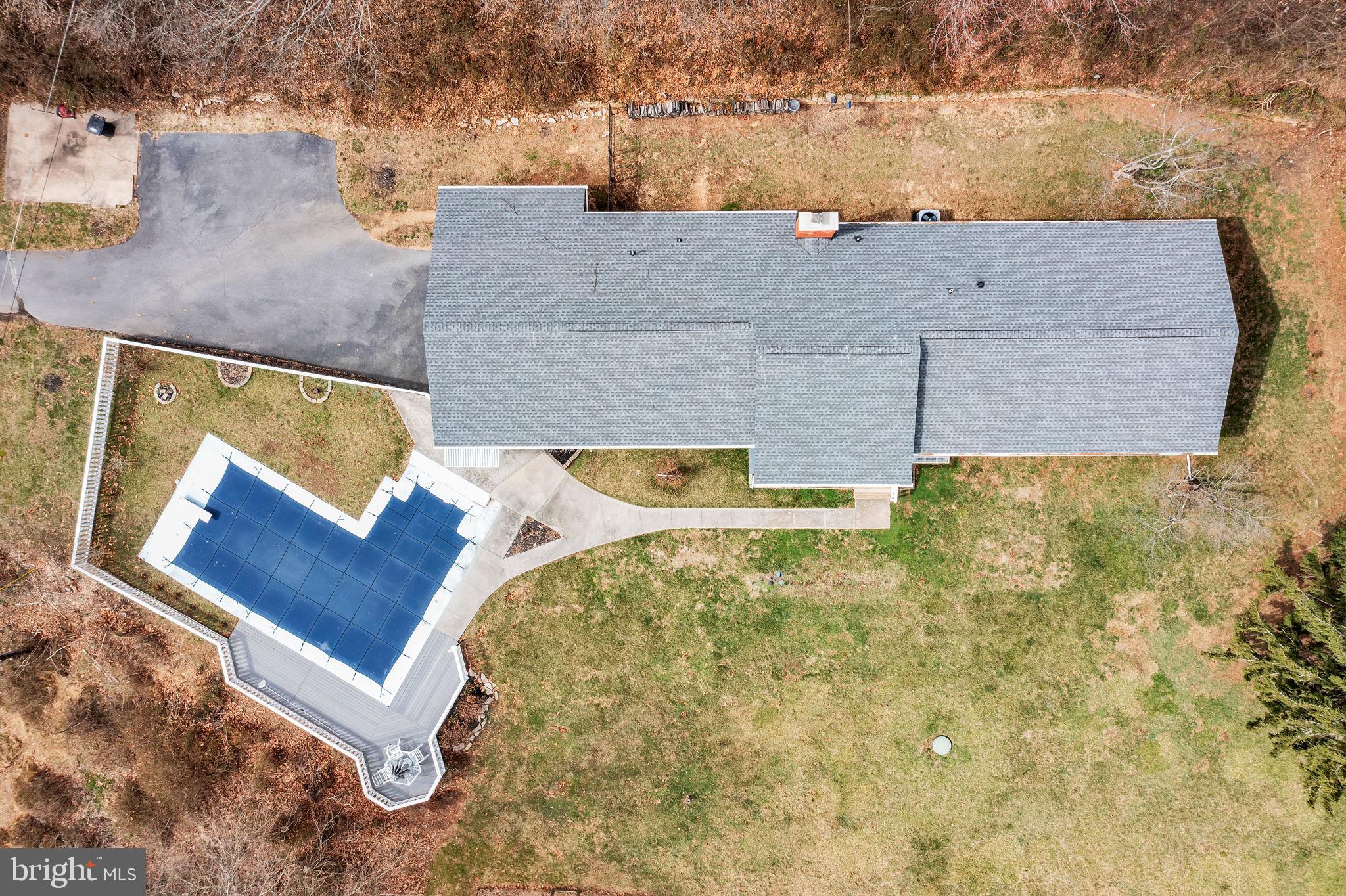 14336 Shirley Bohn Road Mount Airy, MD 21771 - Photo 53 of 56 an aerial view of a house with a yard