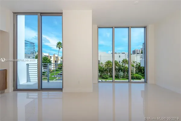 a view of a window in a room