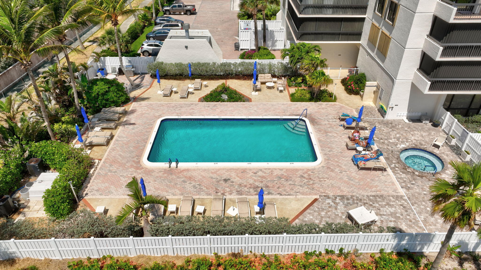 3100 North Hwy A1A, Unit 1102 Hutchinson Island, FL 34949 - Photo 33 of 55 an aerial view of a house with a yard