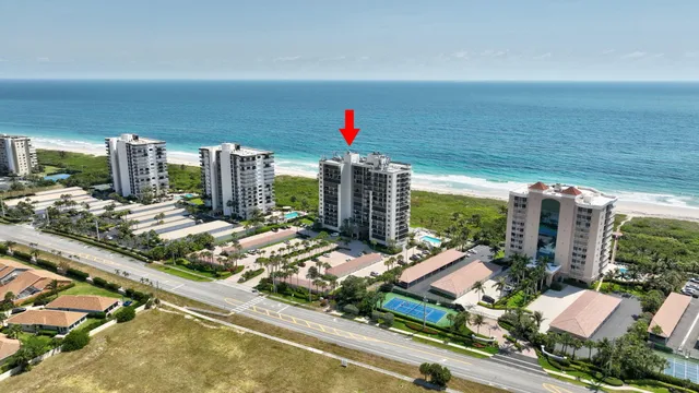 a view of a balcony with wooden floor