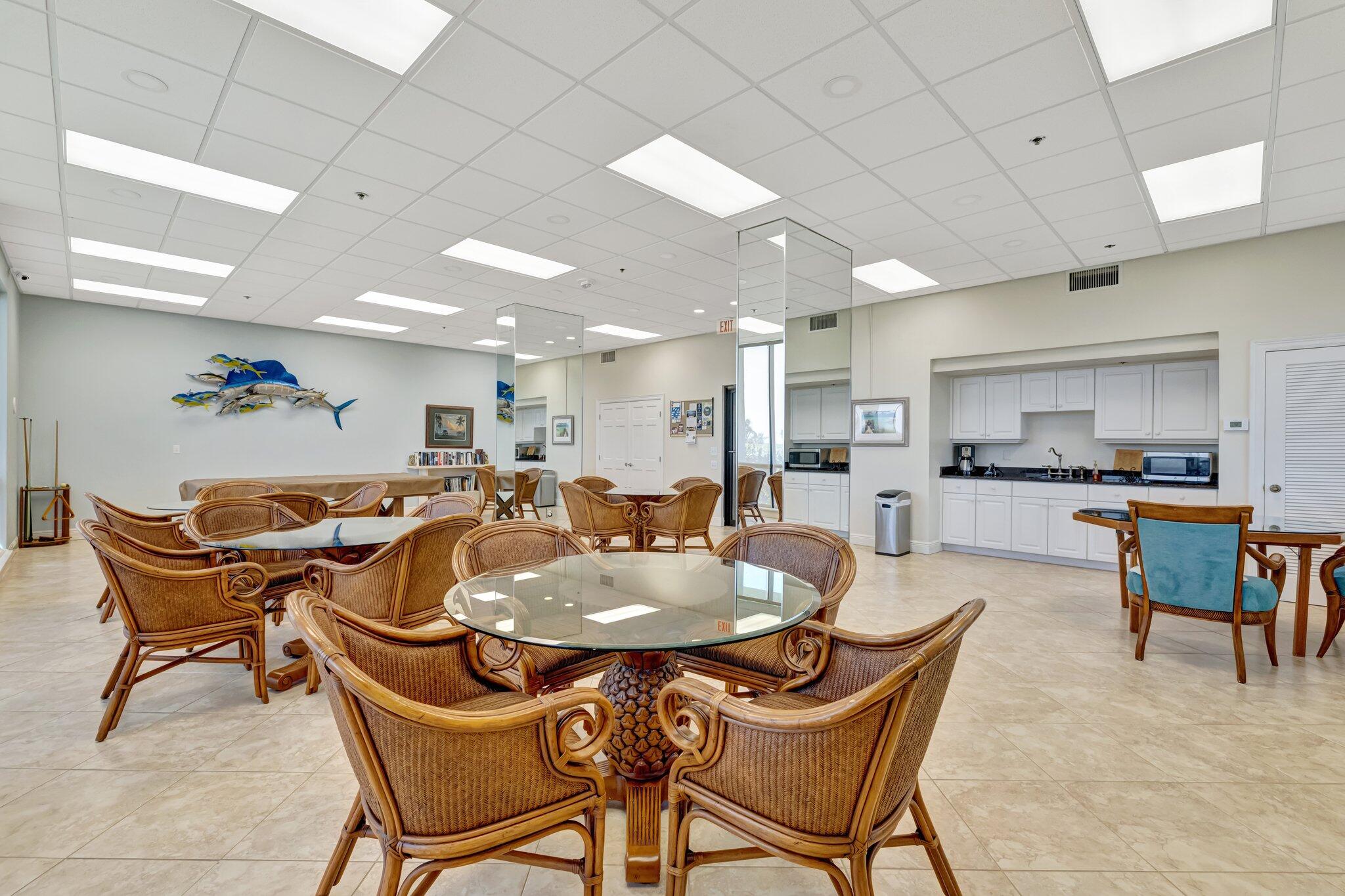 3100 North Hwy A1A, Unit 1102 Hutchinson Island, FL 34949 - Photo 55 of 55 a dining room with furniture and a view of kitchen