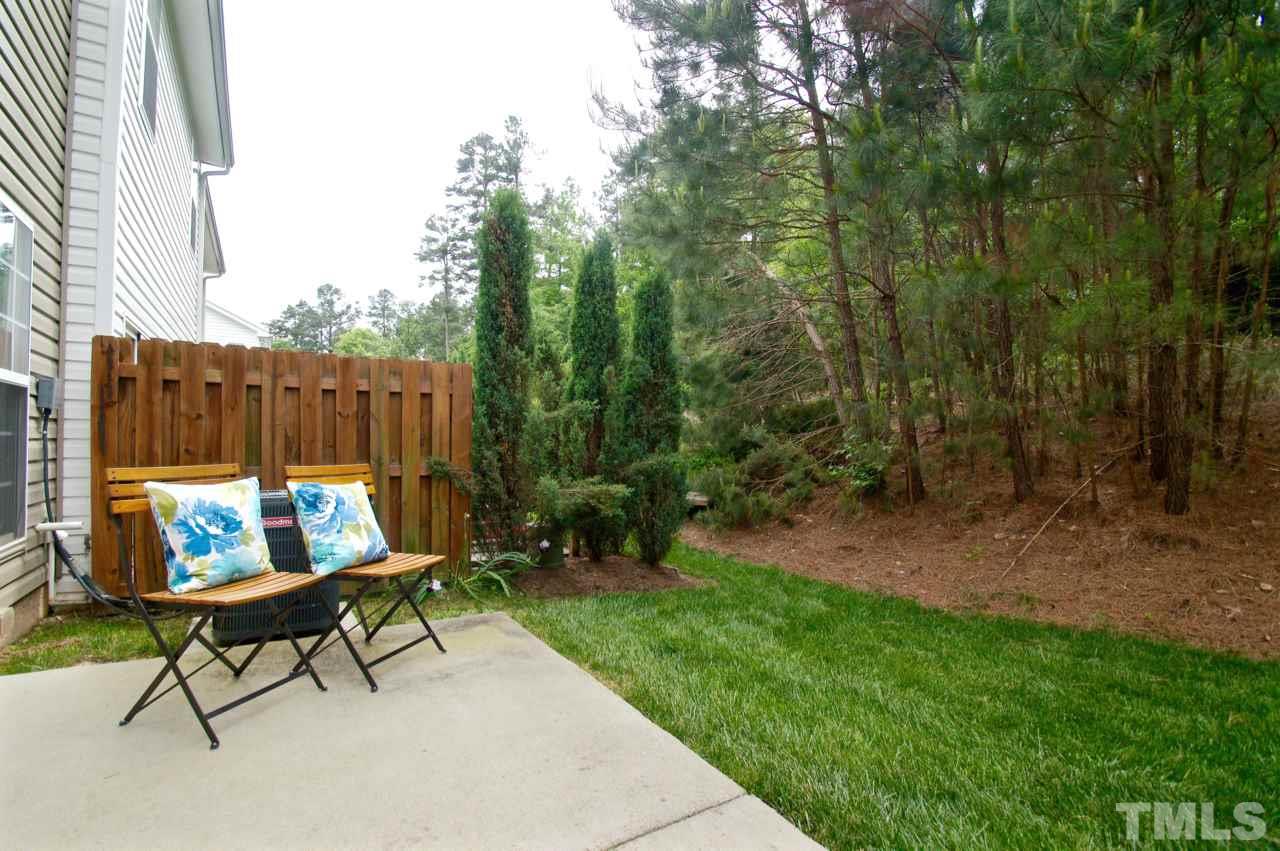 3007 Winding Waters Way Raleigh, NC 27614 - Photo 20 of 25 Private Backyard that backs up to a beautiful tree line!