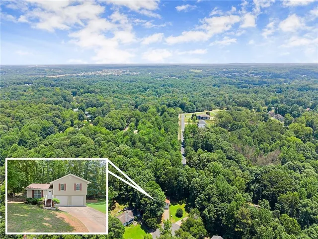 a view of a city from a balcony