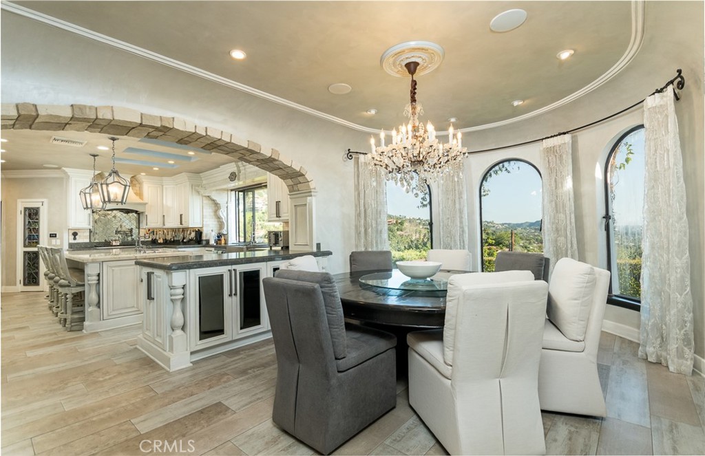 330 Kempton Road Glendale, CA 91202 - Photo 20 of 75 a view of a dining room with furniture and chandelier
