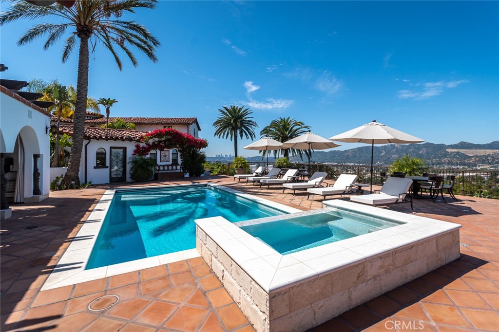 330 Kempton Road Glendale, CA 91202 - Photo 63 of 75 a view of outdoor space with swimming pool and patio