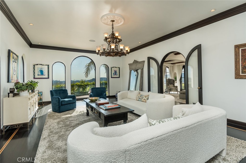 330 Kempton Road Glendale, CA 91202 - Photo 9 of 75 a living room with furniture chandelier and a chandelier