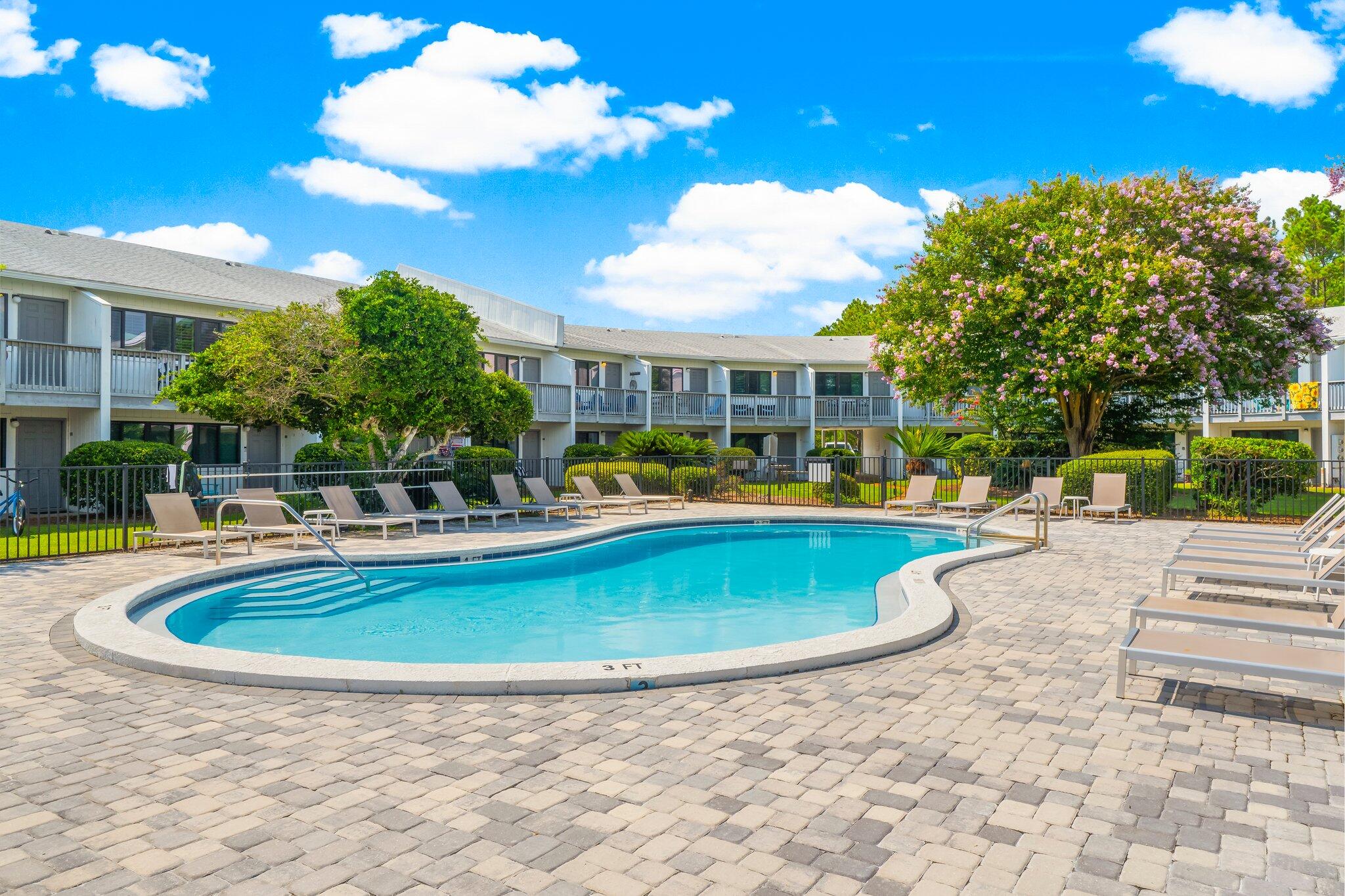 3605 East County Highway 30A, Unit 213 Santa Rosa Beach, FL 32459 - Photo 22 of 31 Large Pool Deck