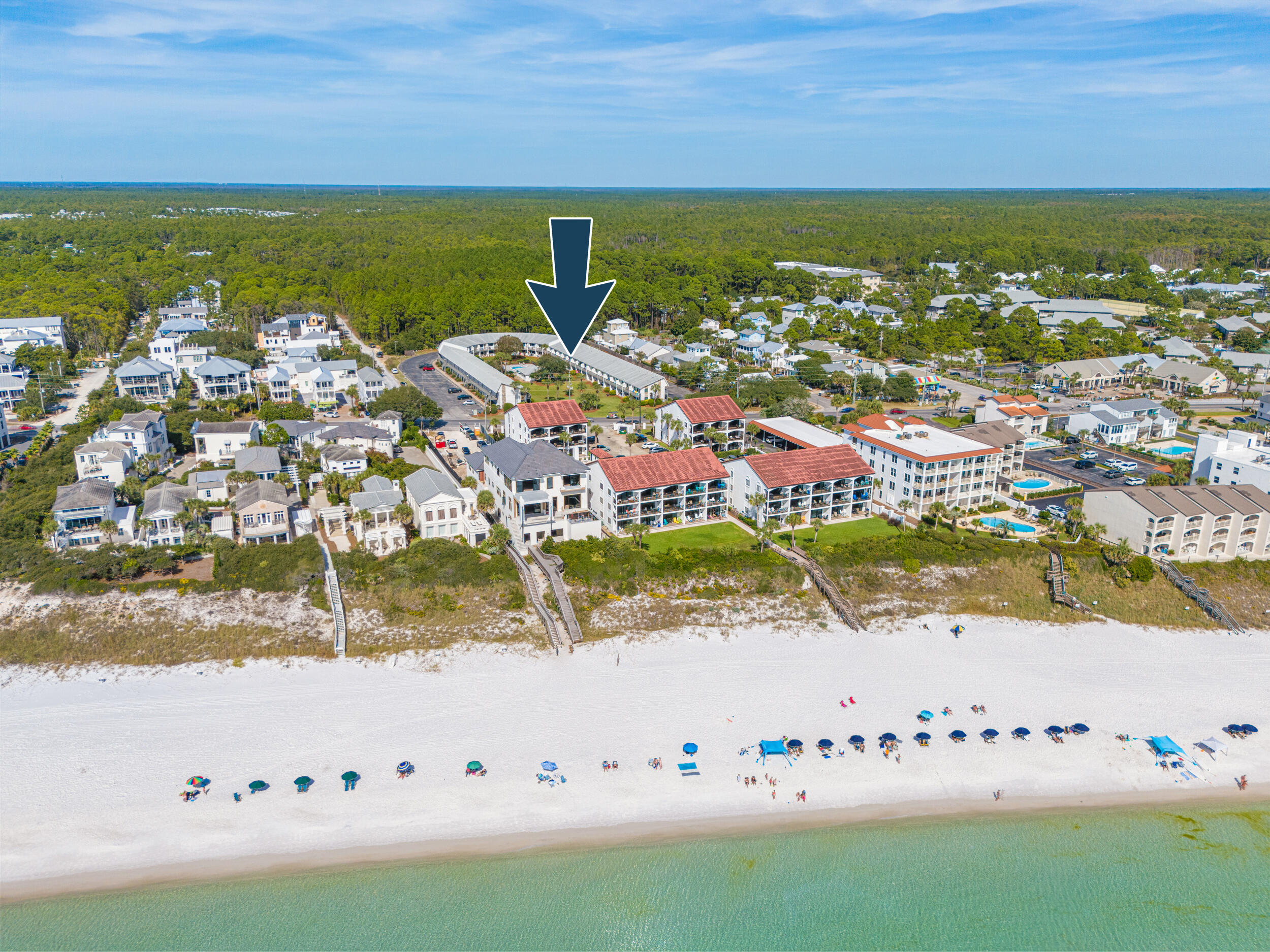 3605 East County Highway 30A, Unit 213 Santa Rosa Beach, FL 32459 - Photo 31 of 31 HBV & Beach Aerial