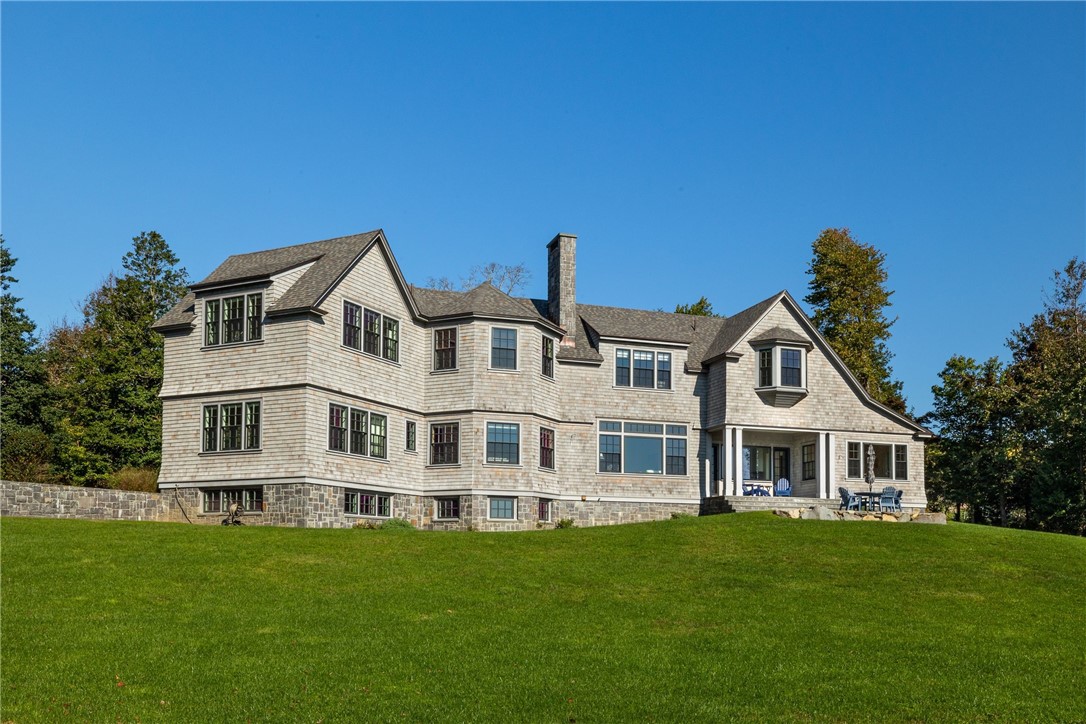 415 Poppasquash Road Bristol, RI 02809 - Photo 3 of 50 Posterior view-- facing Usher Cove.