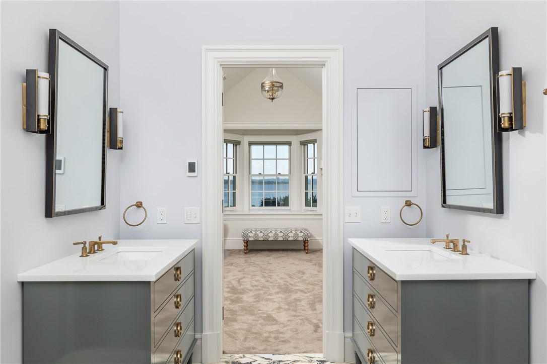 415 Poppasquash Road Bristol, RI 02809 - Photo 35 of 50 Water views even from the master bathroom.