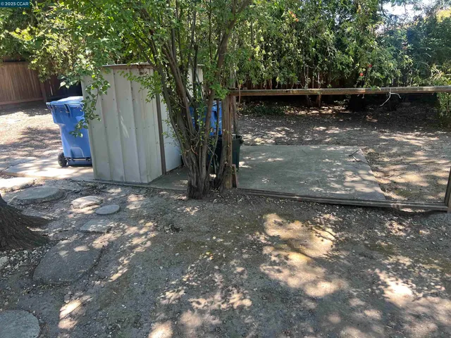 a view of outdoor space and deck area