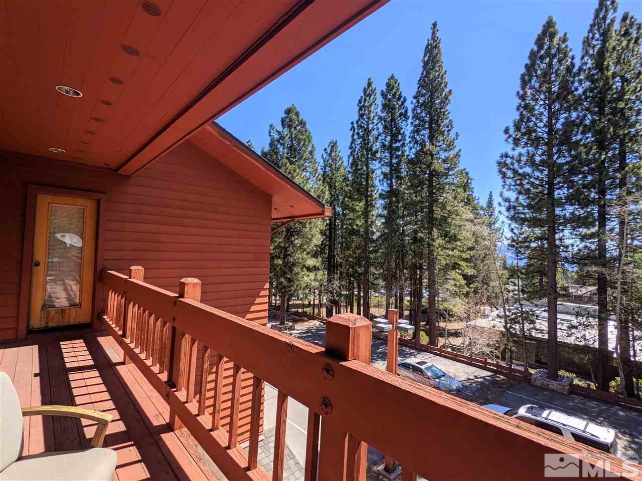 889 Alder Avenue, Unit 301 Incline Village, NV 89451 - Photo 2 of 23 a view of a balcony with chairs