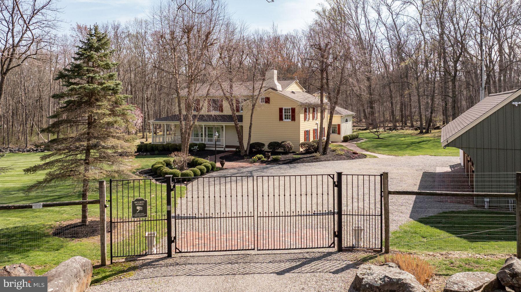 1722 Ringing Rocks Road Upper Black Eddy, PA 18972 - Photo 64 of 64 Property is completed fenced with electric gate