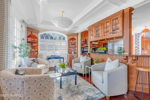 a bathroom with a sink a mirror and a shower
