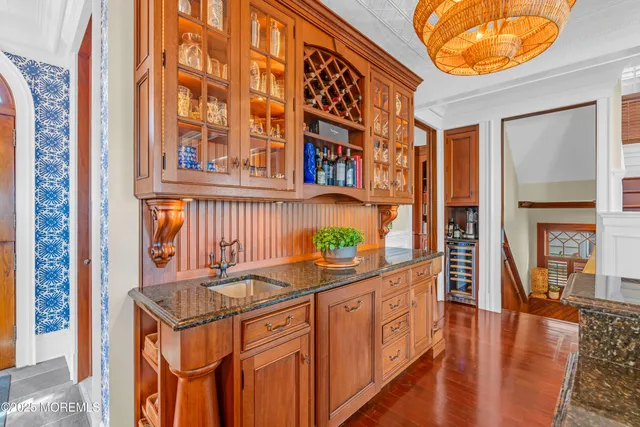 a view of an ocean and beach