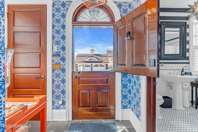 a view of a swimming pool and a yard