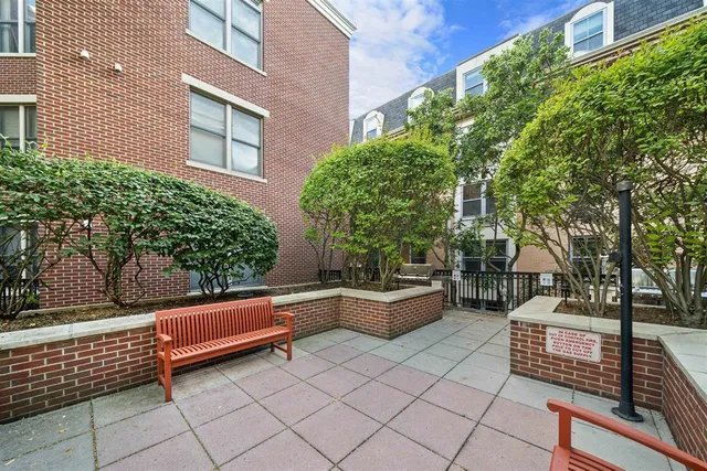 a view of outdoor space with seating