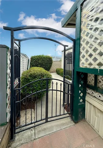 a view of a entryway door front of house