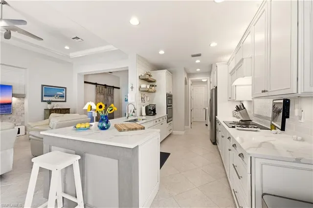 a outdoor space with furniture