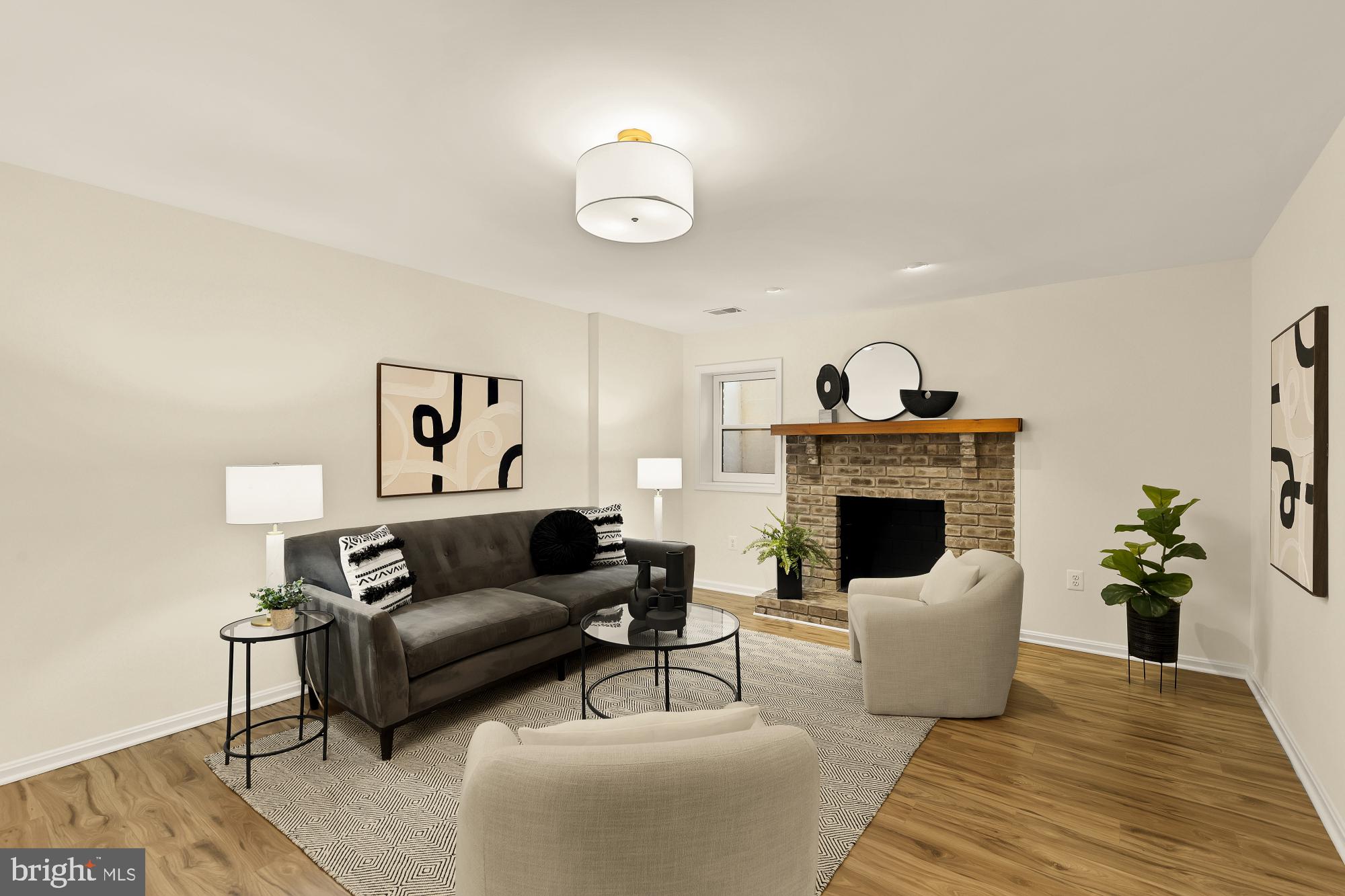 4629 4th Road North Arlington, VA 22203 - Photo 33 of 41 Basement Rec Room with New Egress Window