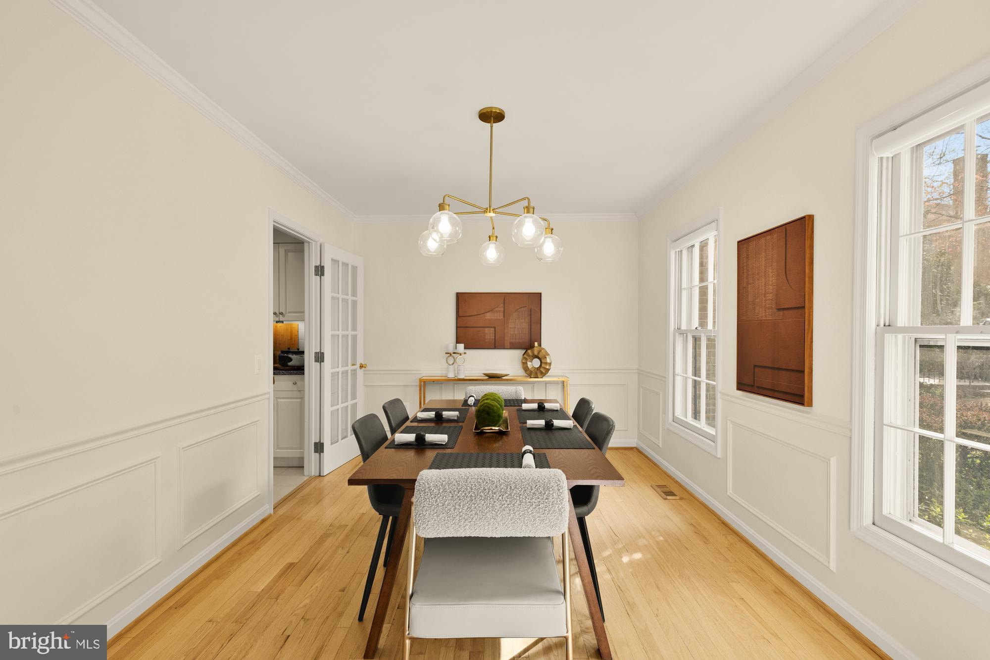 4629 4th Road North Arlington, VA 22203 - Photo 4 of 41 Front Dining Room Flooded with Natural Light