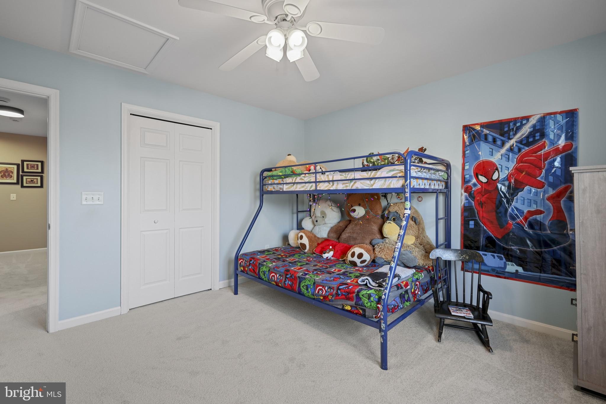 4220 Kings Road Edgewater, MD 21037 - Photo 49 of 78 Playful kids' room with superhero theme.