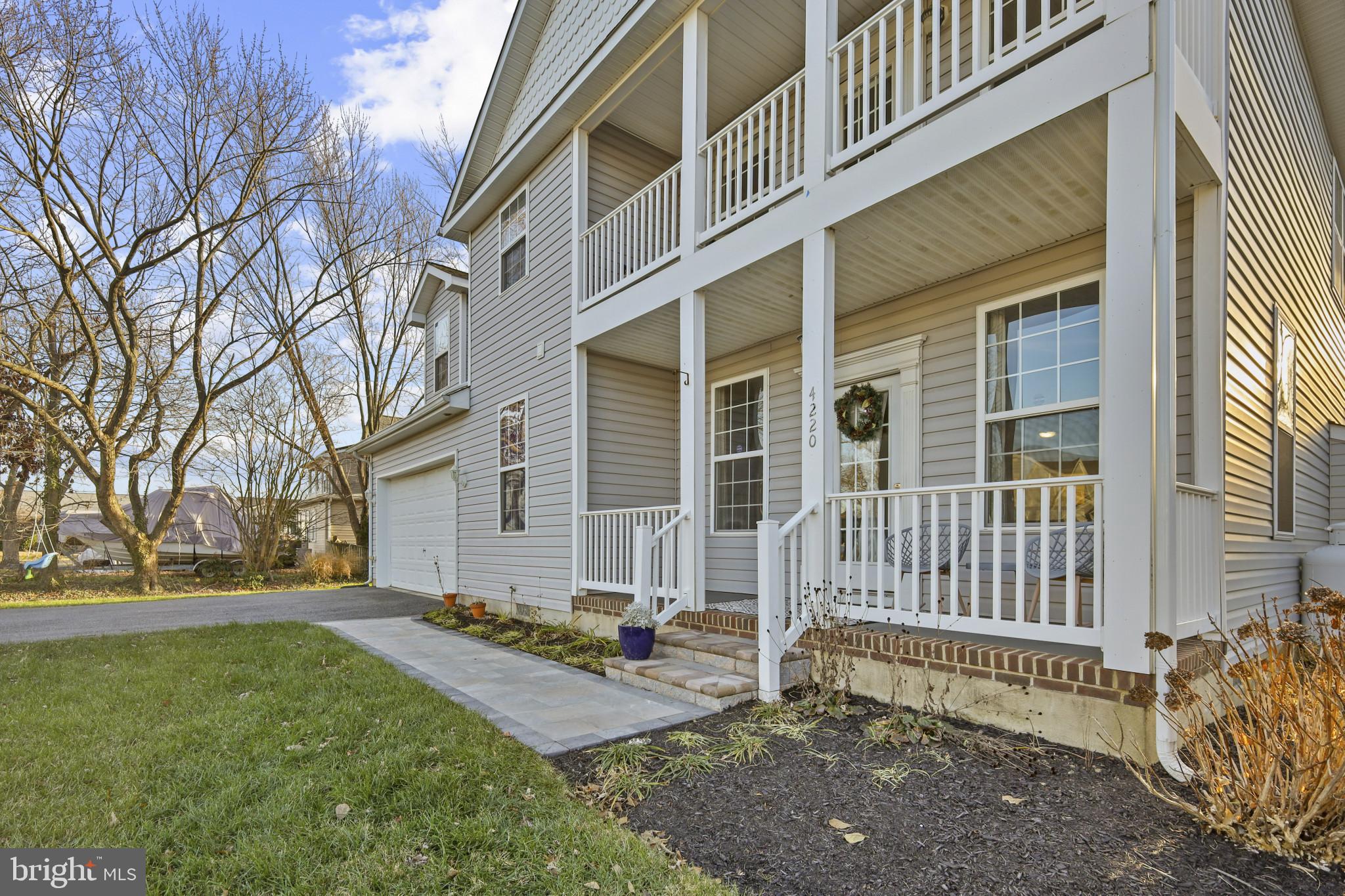 4220 Kings Road Edgewater, MD 21037 - Photo 5 of 78 Charming entrance with inviting porch.